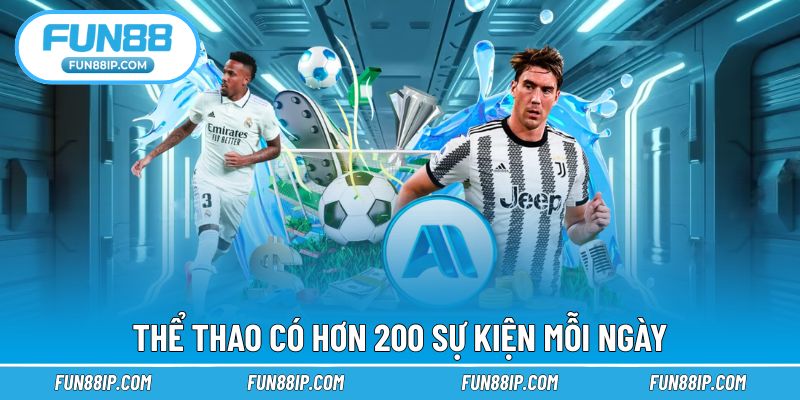Thể thao có hơn 200 sự kiện mỗi ngày